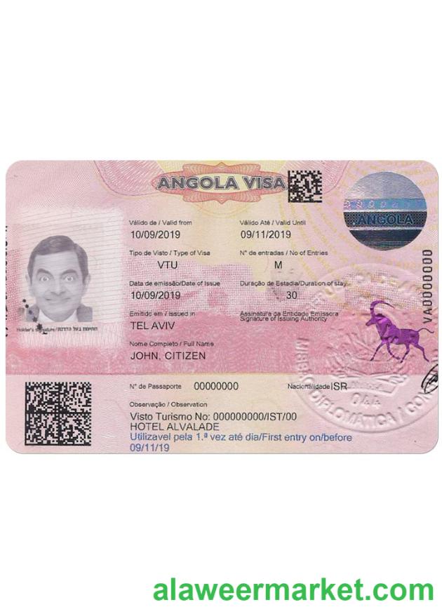 ANGOLA visa